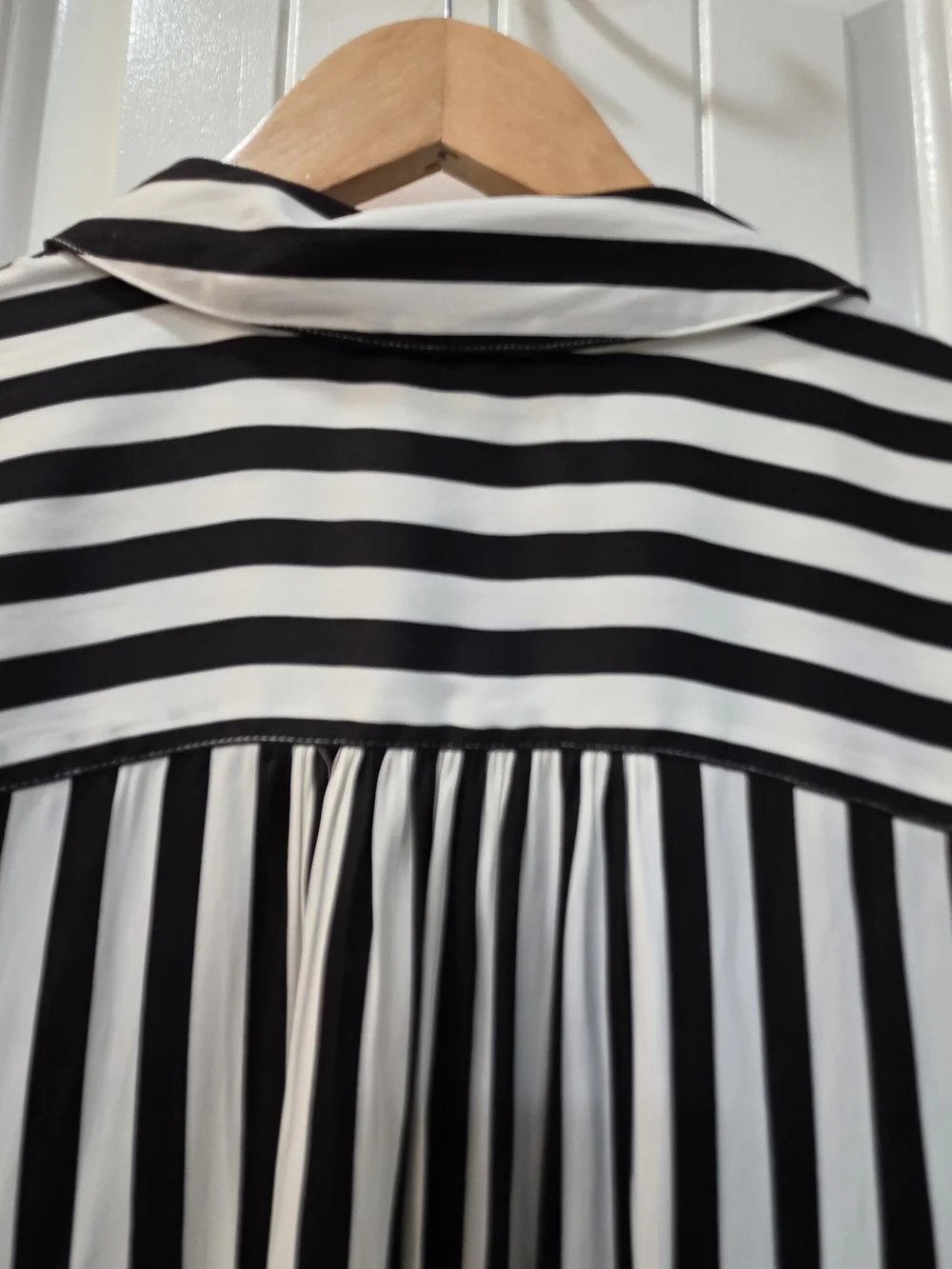 INC International Concepts Black and White Striped Tunic - Picture 9 of 11